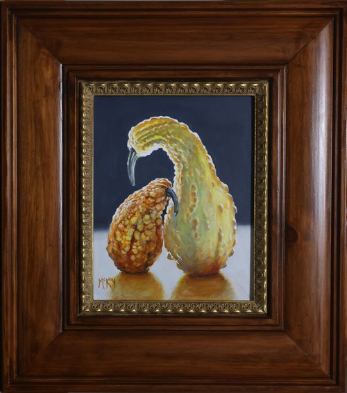 Gourdgeous Love 10x8 $500 at Hunter Wolff Gallery